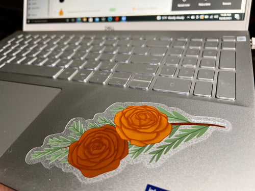 Cedar Rose Sticker