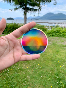 Holo Sunset Sticker