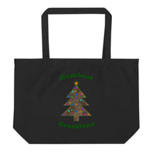 Load image into Gallery viewer, Large Seal Pelt X-Mas Tree Tote Bag