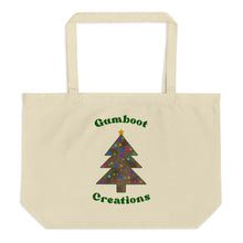 Load image into Gallery viewer, Large Seal Pelt X-Mas Tree Tote Bag