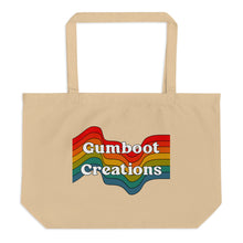 Load image into Gallery viewer, Large 80s Retro Logo organic tote bag