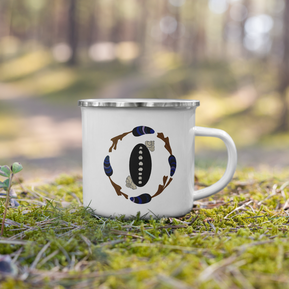 Gumboot Enamel Mug