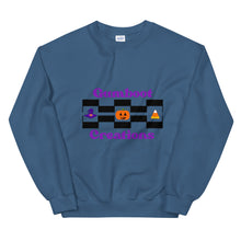 Load image into Gallery viewer, Spooky Basket Weave (Purple) Unisex Sweatshirt