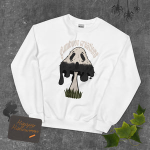 Inky Mush Cap Ghost Unisex Sweatshirt