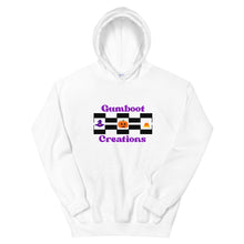 Load image into Gallery viewer, Spooky Basket Weave (Purple) Unisex Hoodie