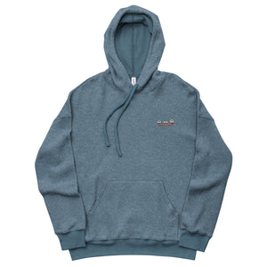 Boo-Berry sueded fleece hoodie