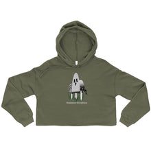 Load image into Gallery viewer, Shaggy Ink Cap Ghostie Crop Hoodie
