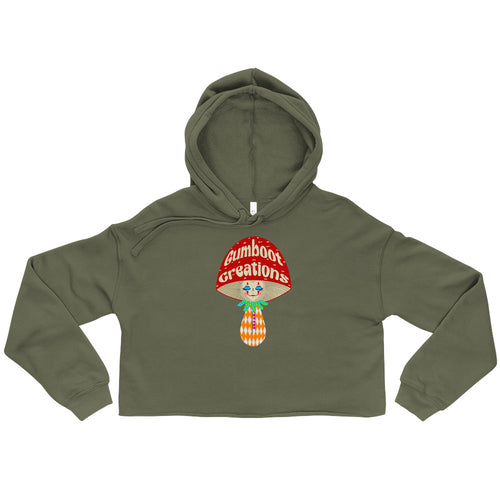 Clown Mush Crop Hoodie