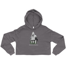 Load image into Gallery viewer, Shaggy Ink Cap Ghostie Crop Hoodie